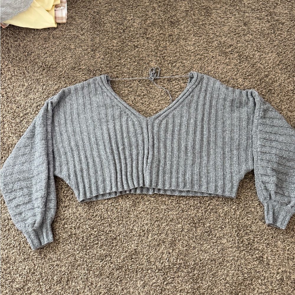 NWT Free People Grey Sweater